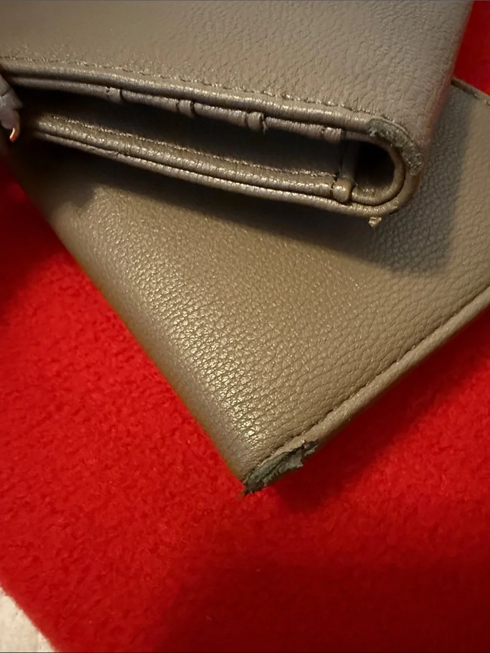 Katie Loxton Zip Zana Wristlet Wallet Mocha